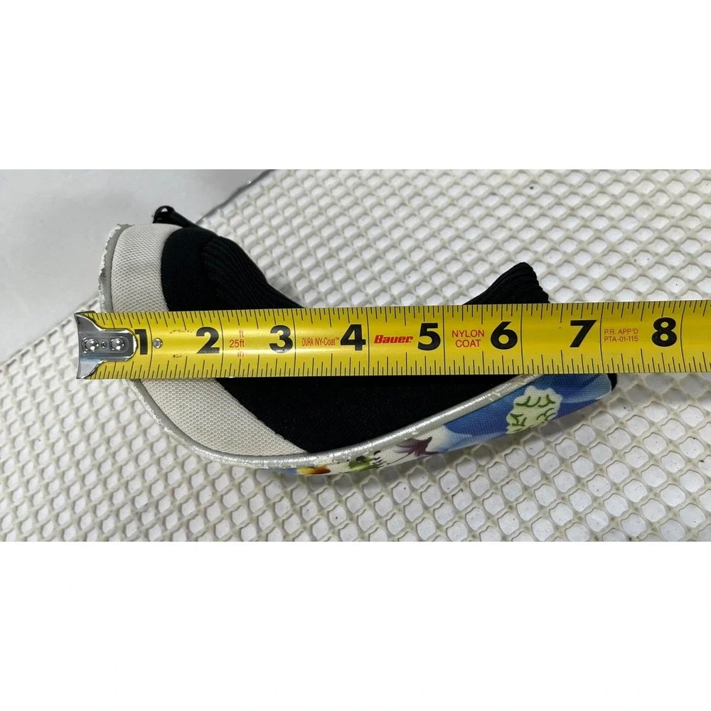 Golf Club Head Cover Black Knit Sock Style Novelty Vintage floral Golf Accessory
